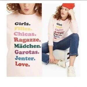 J. Crew Women's Multicolor Love Crewneck Sweater